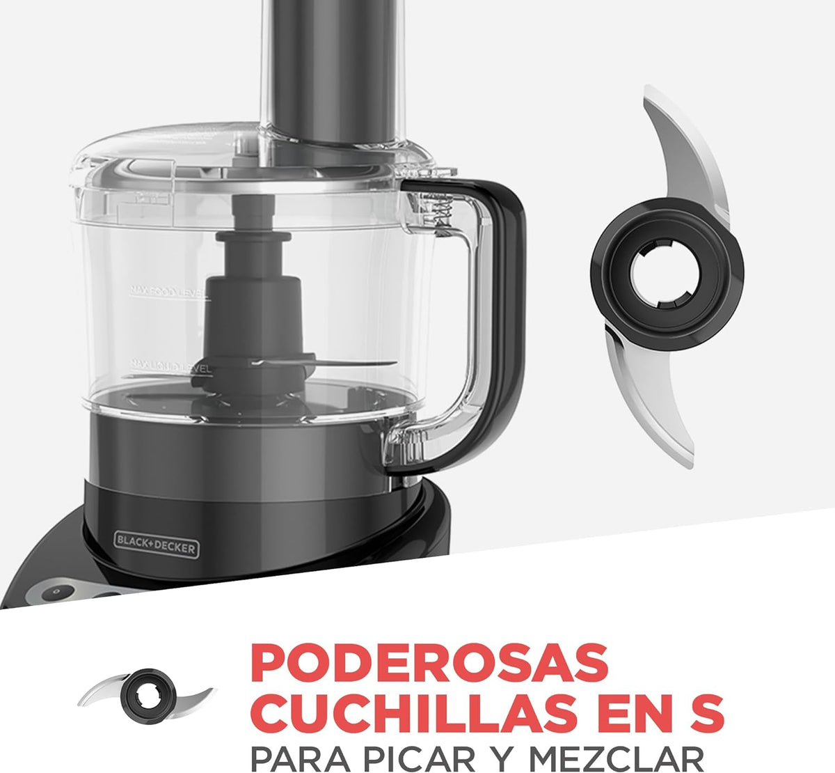 Procesador de Alimentos Black &amp; Decker FP4200B-LA