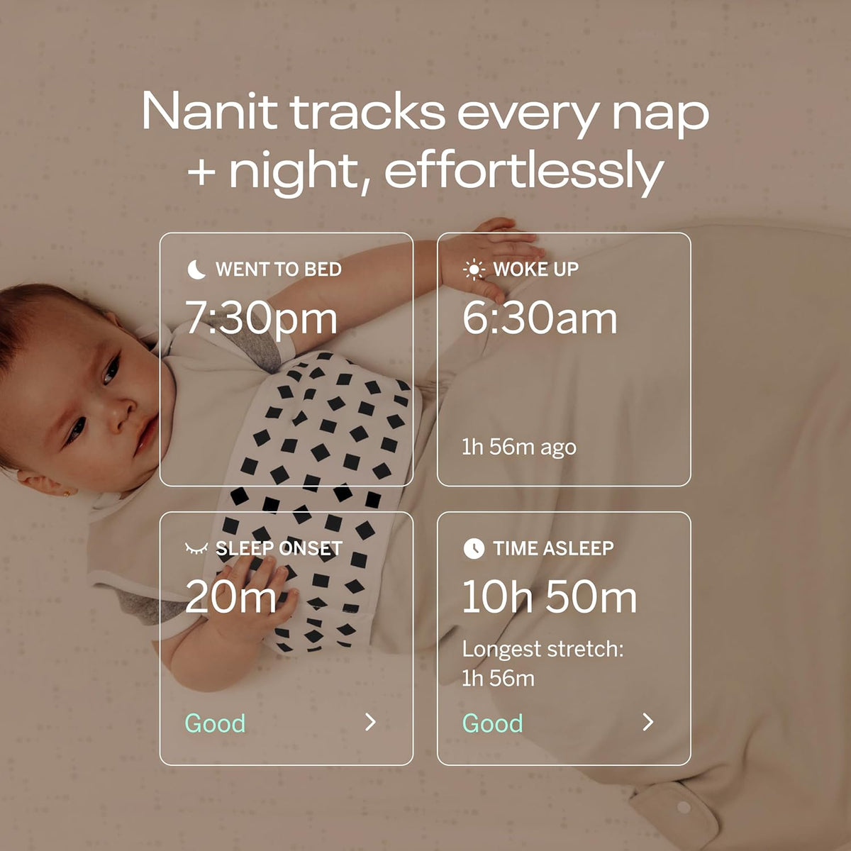 Monitor Inteligente para Bebe Nanit Pro | Wi-Fi | 1080p