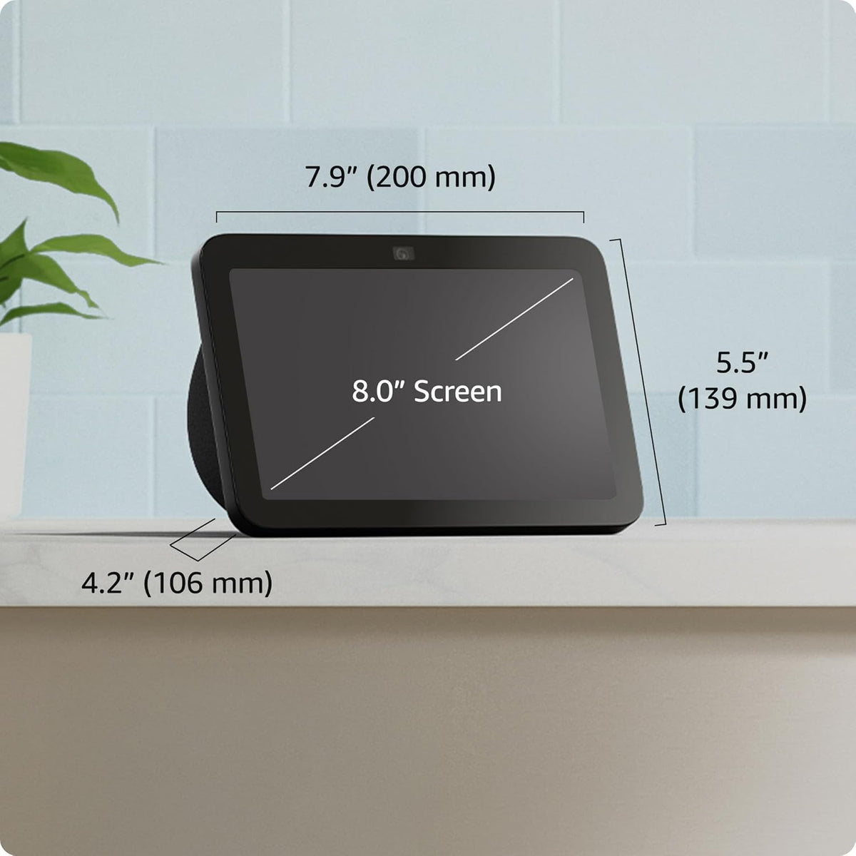 Echo Show 8 ブラック Todos | GeekyDrop