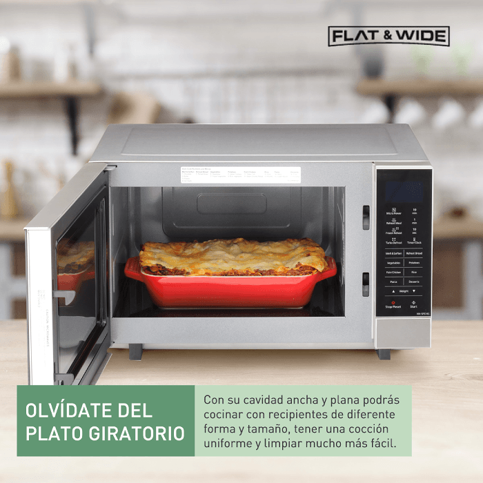 Microondas Panasonic NN-SF564MRPH | 1.0 pies cúbicos | 1000W | Color Gris