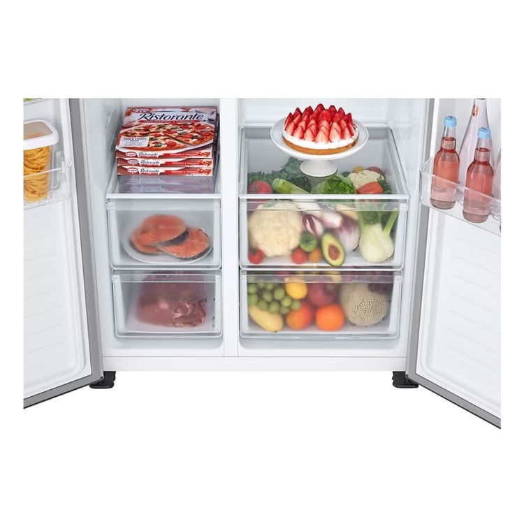 Refrigeradora LG GS51BPP | 18 pies cúbicos | Side By Side | Color Platinum Silver - Multimax