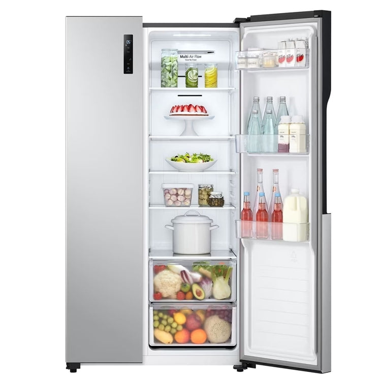 Refrigeradora LG GS51BPP | 18 pies cúbicos | Side By Side | Color Platinum Silver - Multimax