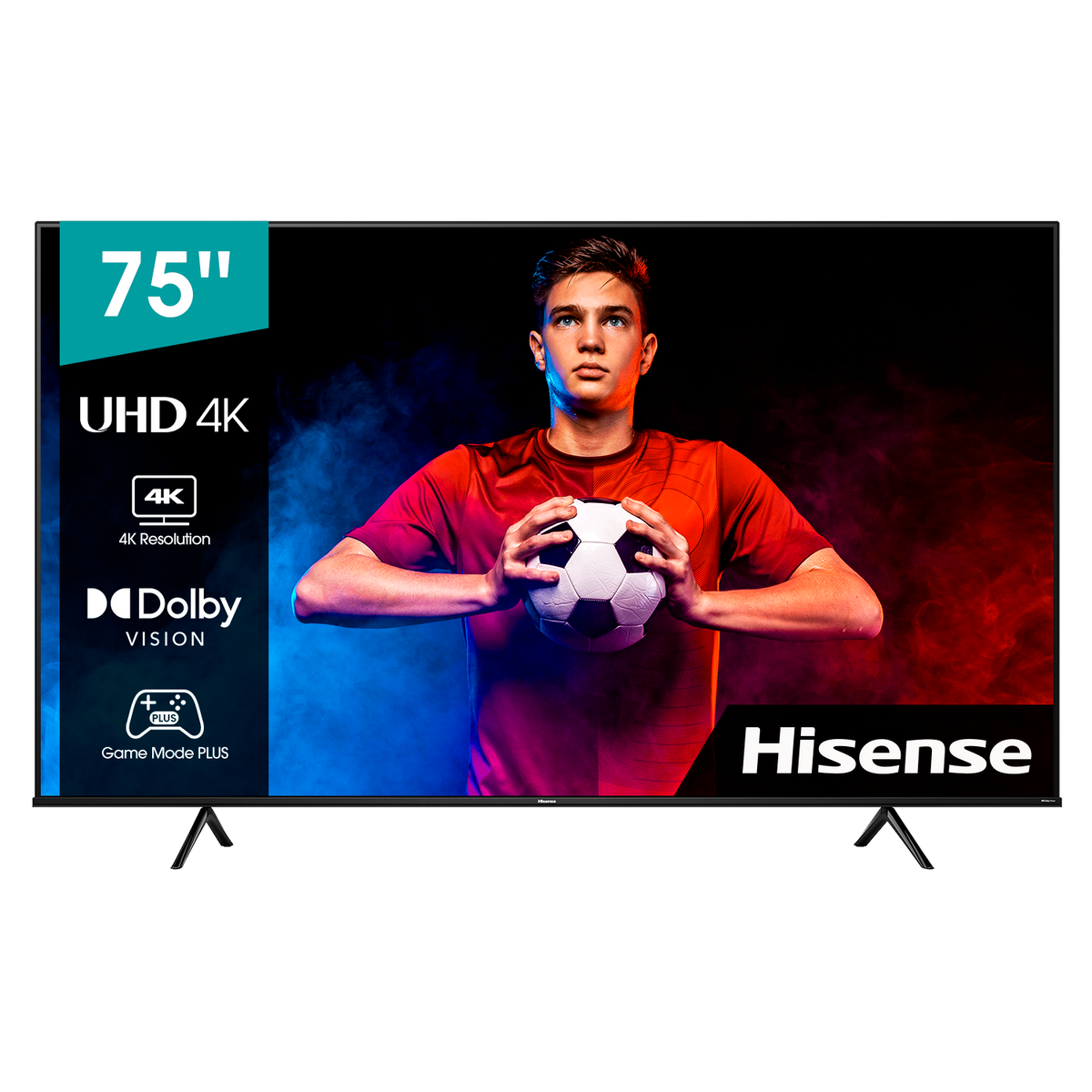 Televisor UHD de 75&quot; Hisense 75A6H | Google TV | 4K | HDMI | USB | Wi-Fi | Bluetooth