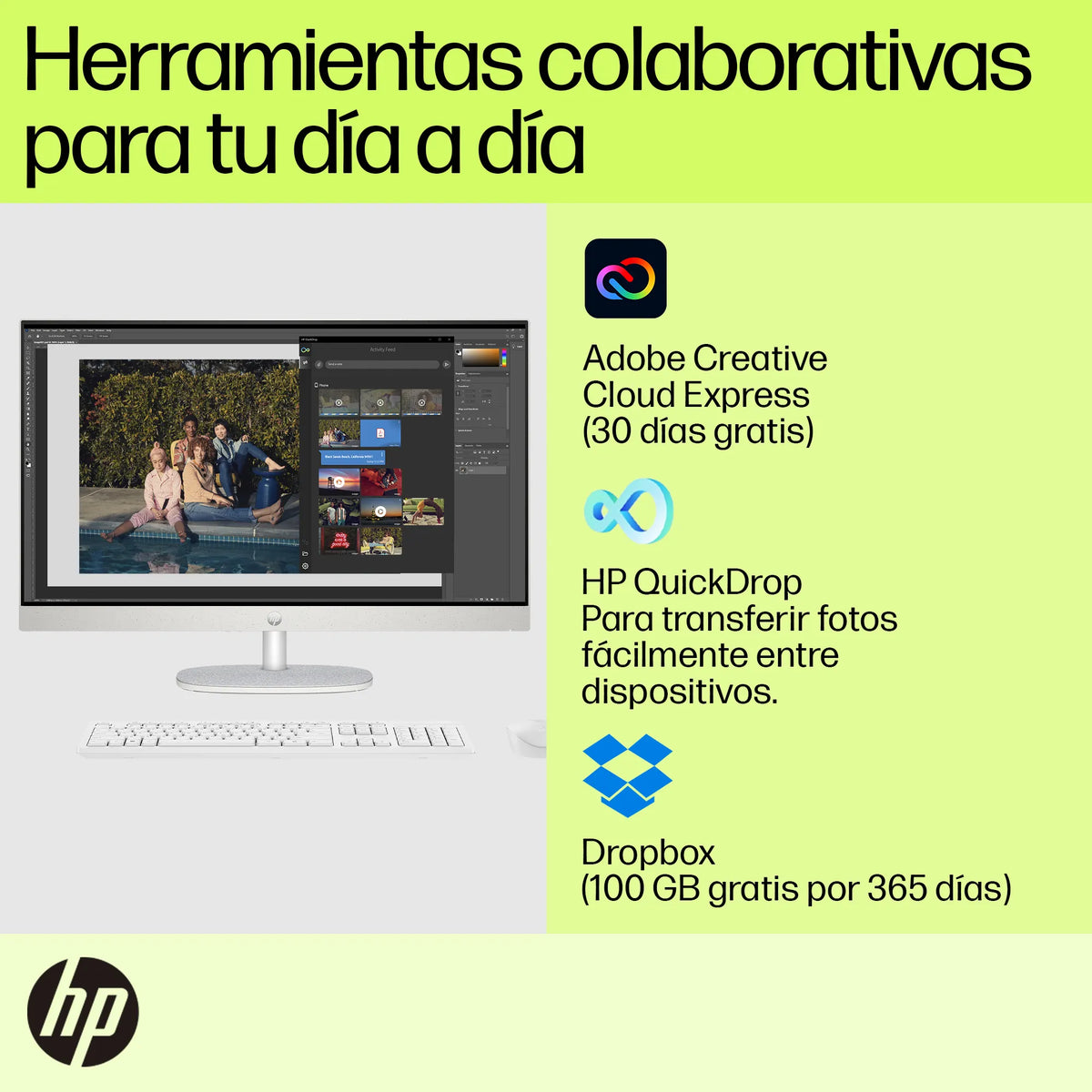 HP 24-CR0016LA | AMD Ryzen 5-7520U | 8GB RAM | 512GB SSD | 24" Táctil | Windows 11