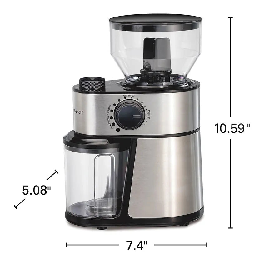 Molino para Cafe Hamilton Beach | 2-14 Tazas | 18 Niveles