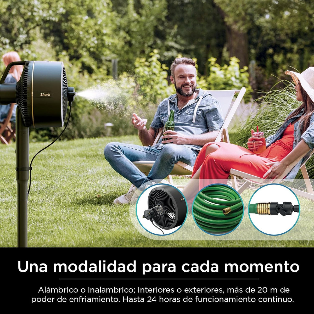 Abanico Shark Flexbreeze FA222LAA | Pedestal | Instacool