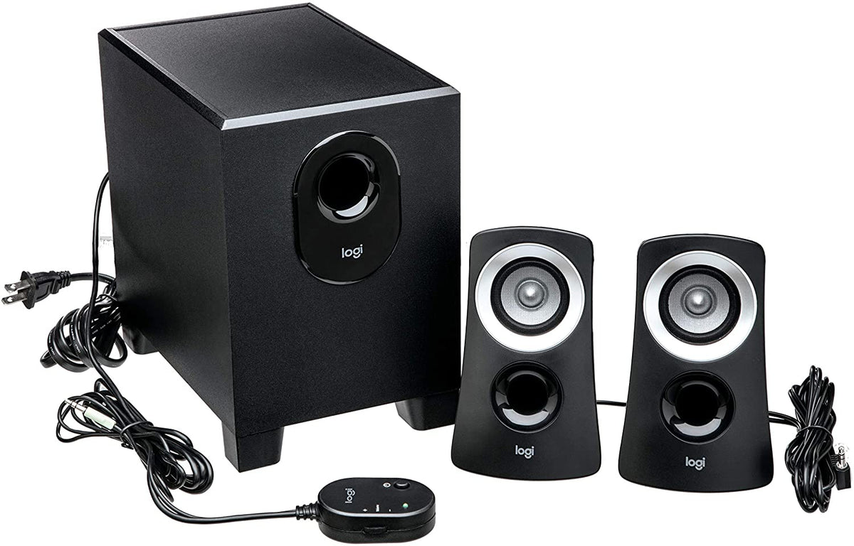 Bocinas Logitech Z313 980-000382 | 2.1 Canales | 25W | Color Negro - Multimax
