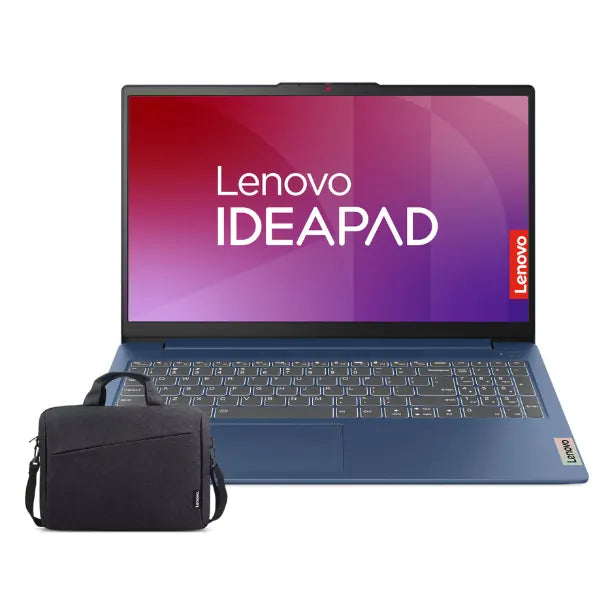 Lenovo IdeaPad Slim 3 15AMN8 | AMD Ryzen 5 7520U | 16GB RAM | 512GB SD | 15.6" | Windows 11 Home + Incluye Maletín