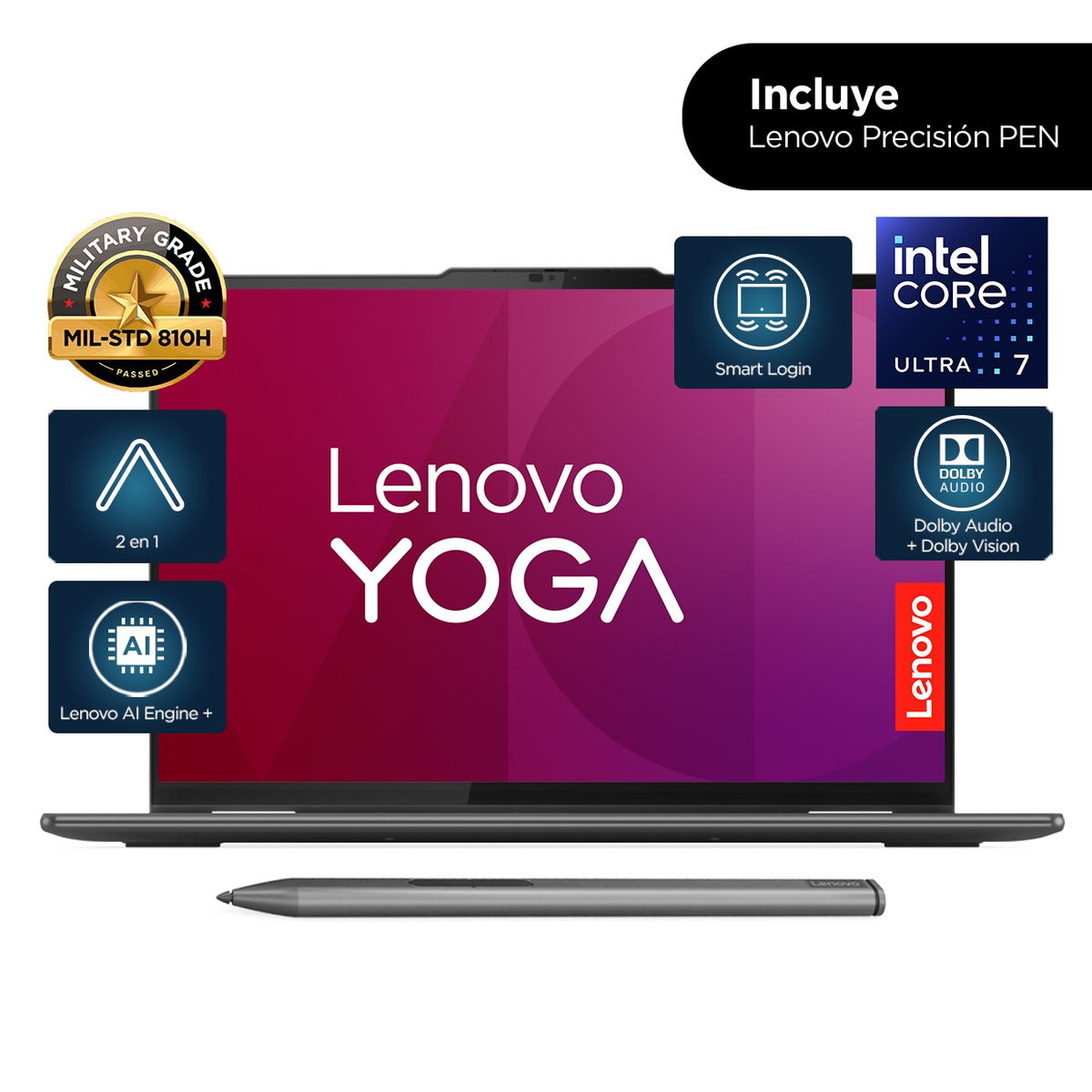 Lenovo Yoga 7 16IML9 | Intel Core Ultra 7 155U | 16GB RAM | 1TB SSD | 16&quot; | Windows 11