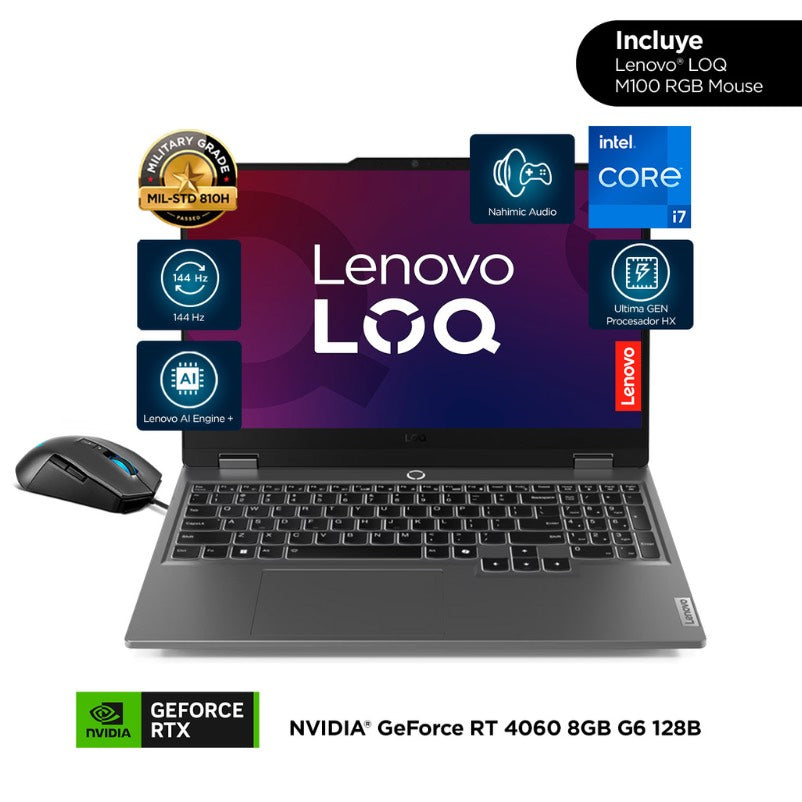Lenovo LOQ 15IRX9 | Intel Core i7 13650HX | 16GB RAM | 1TB SSD | GeForce RTX4060 | 15.6&quot; | Windows 11