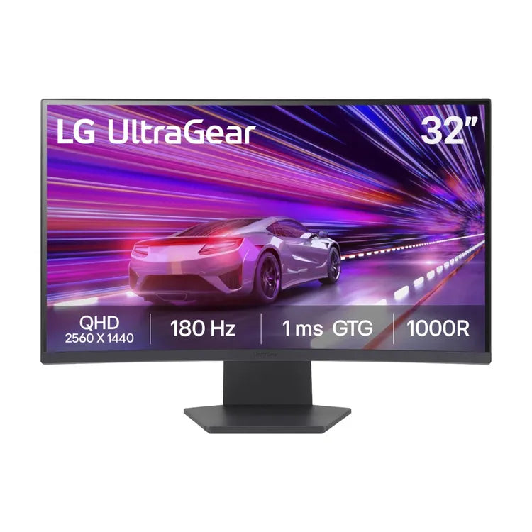 Monitor LG Ultragear 32GS60QC | Curvo | 32&quot; | QHD | IPS | 180Hz | HDMI | DP