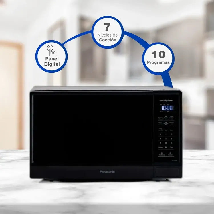 Microondas Panasonic NN-SU64MBRUSH | 1.3 pies cúbicos | 1100W