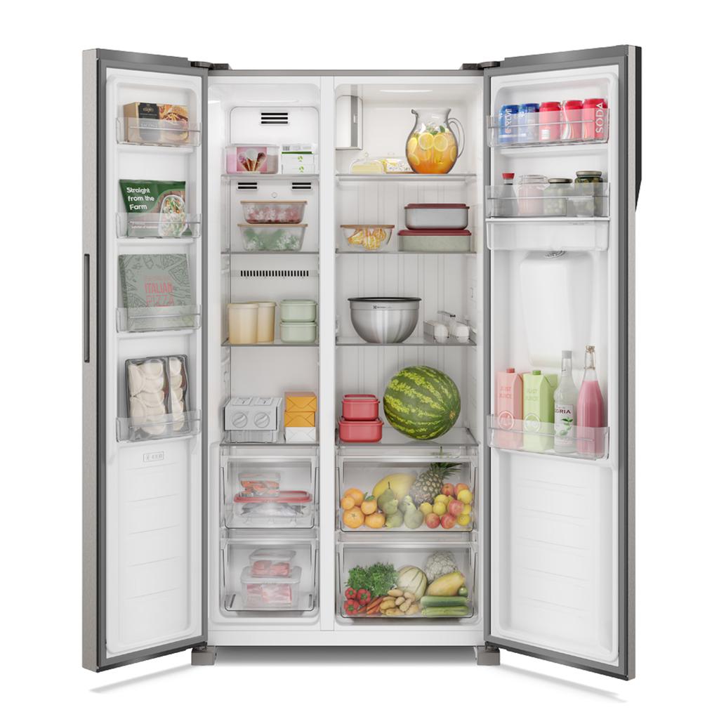 Refrigeradora Frigidaire FRSA15K2HVG | 15 Pies Cúbicos | Dispensador de Agua | Side by Side