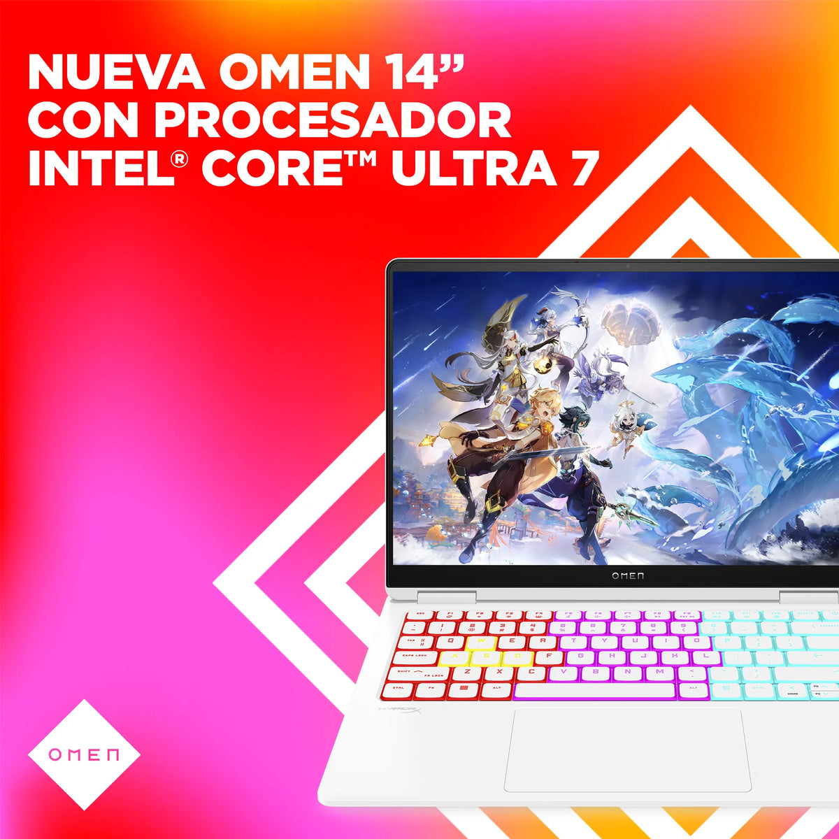 HP Omen Trascend Laptop 14-FB0000LA | Intel Core Ultra 7 155H | 16GB RAM | 1TB SSD | 14" | GeForce RTX 4060 | Windows 11