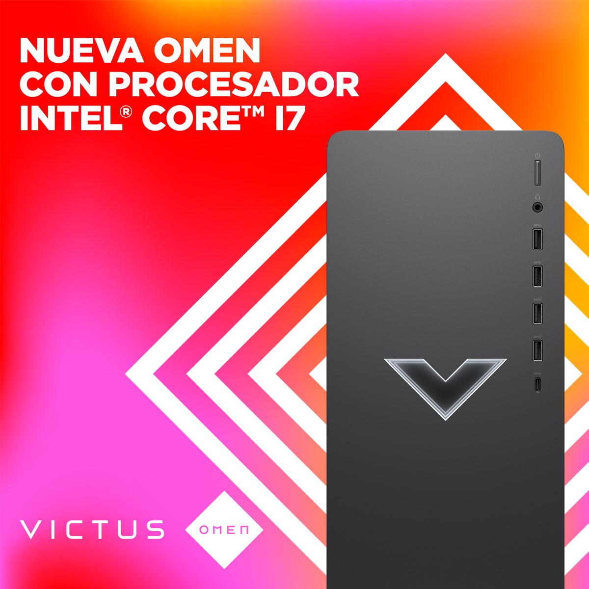 Victus Tower By HP TG02-2018LA | Intel Core i7 14700F | 16GB RAM | 1TB SSD | GeForce RTX 4060 | Windows 11