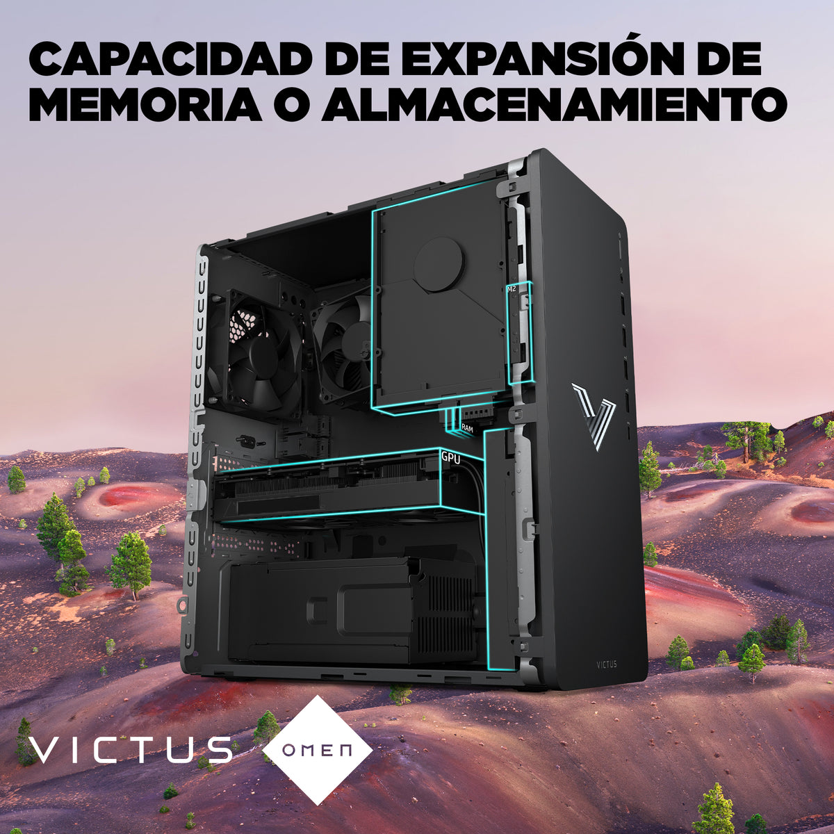 Victus Tower By HP TG02-2018LA | Intel Core i7 14700F | 16GB RAM | 1TB SSD | GeForce RTX 4060 | Windows 11