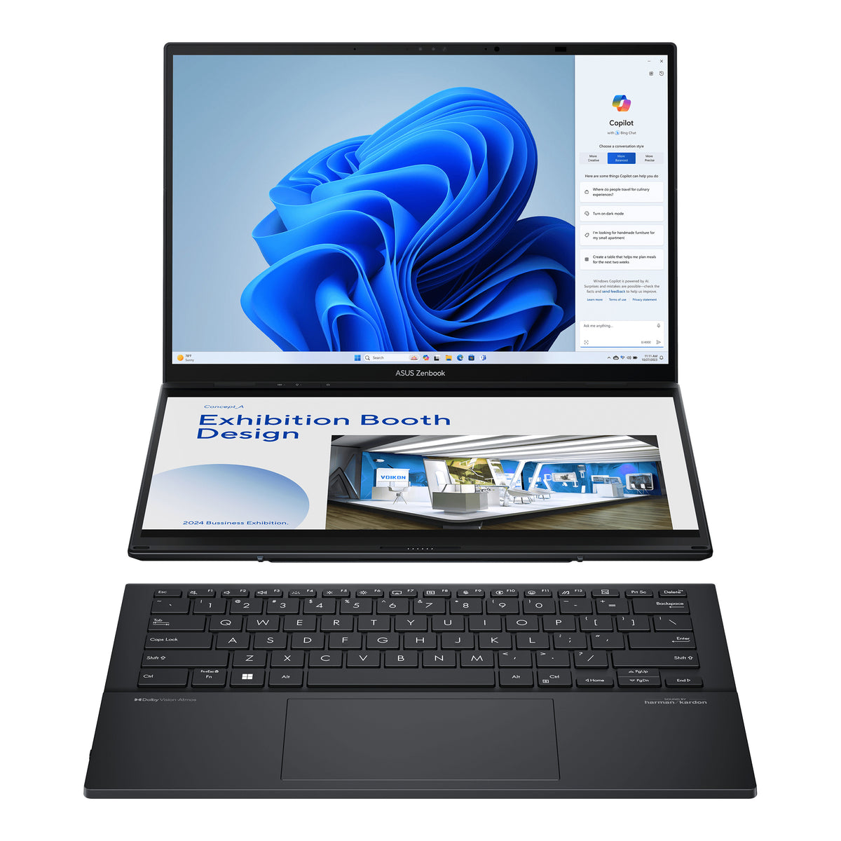 ASUS Zenbook Duo | Intel Core Ultra 9 | 32GB RAM | 1TB SSD | OLED Dual 14&quot; Táctil | Windows 11