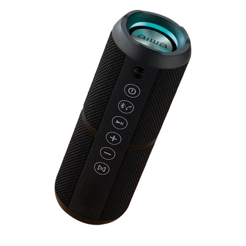 Bocina Inalámbrica AIWA True Wireless AW-Q401B | Bluetooth | Waterproof | 20W | Color Negro