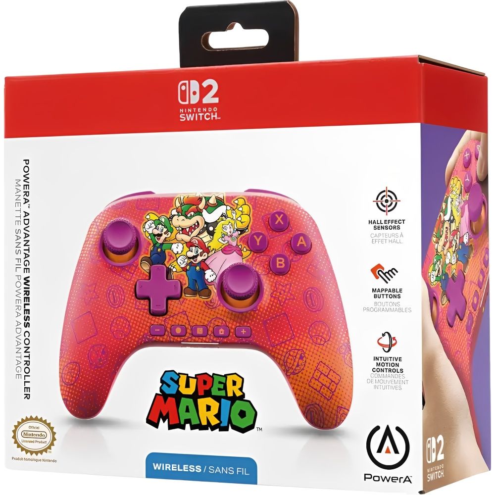 Control Inalámbrico PowerA | Edición Mario and Friends | Para Nintendo Switch 2
