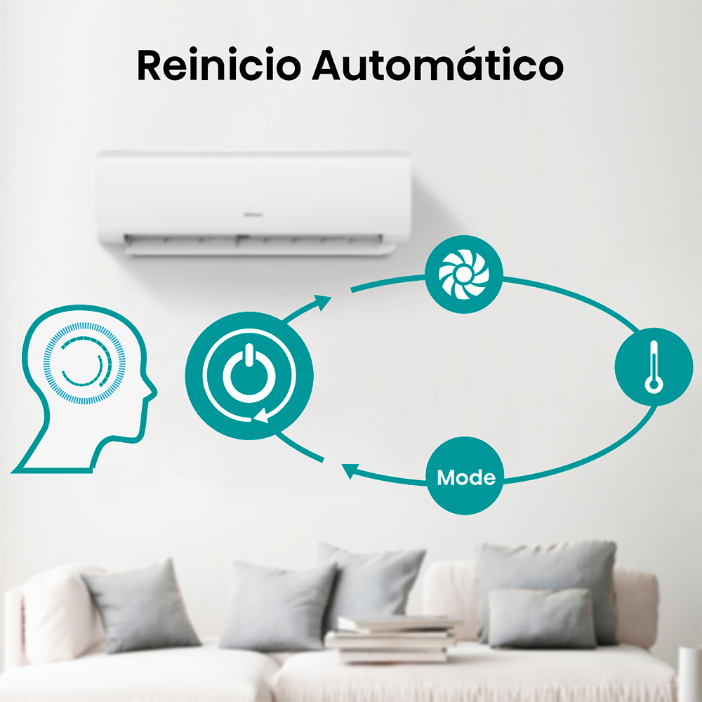 Aire Acondicionado Residencial Hisense AS36UW3SDK02 | Inverter | 36000 BTU | SEER 16  Aire Acondicionados Multimax Panama Samsung LG Hisense Selectron AS36UW3SDK02