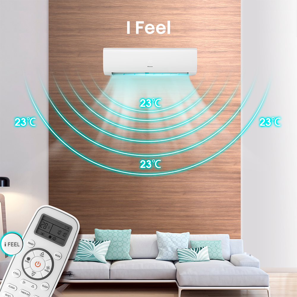 Aire Acondicionado Residencial Hisense AS36UW3SDK02 | Inverter | 36000 BTU | SEER 16  Aire Acondicionados Multimax Panama Samsung LG Hisense Selectron AS36UW3SDK02