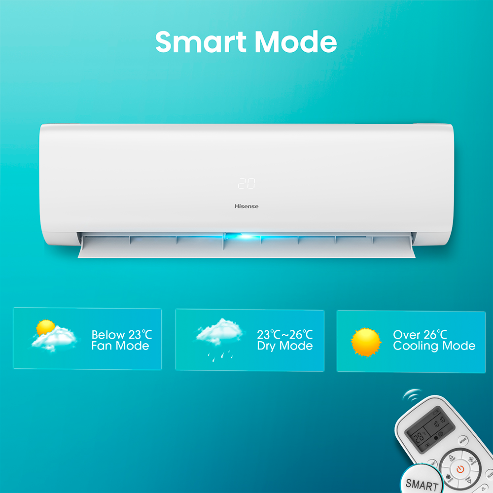 Aire Acondicionado Residencial Hisense AS36UW3SDK02 | Inverter | 36000 BTU | SEER 16  Aire Acondicionados Multimax Panama Samsung LG Hisense Selectron AS36UW3SDK02