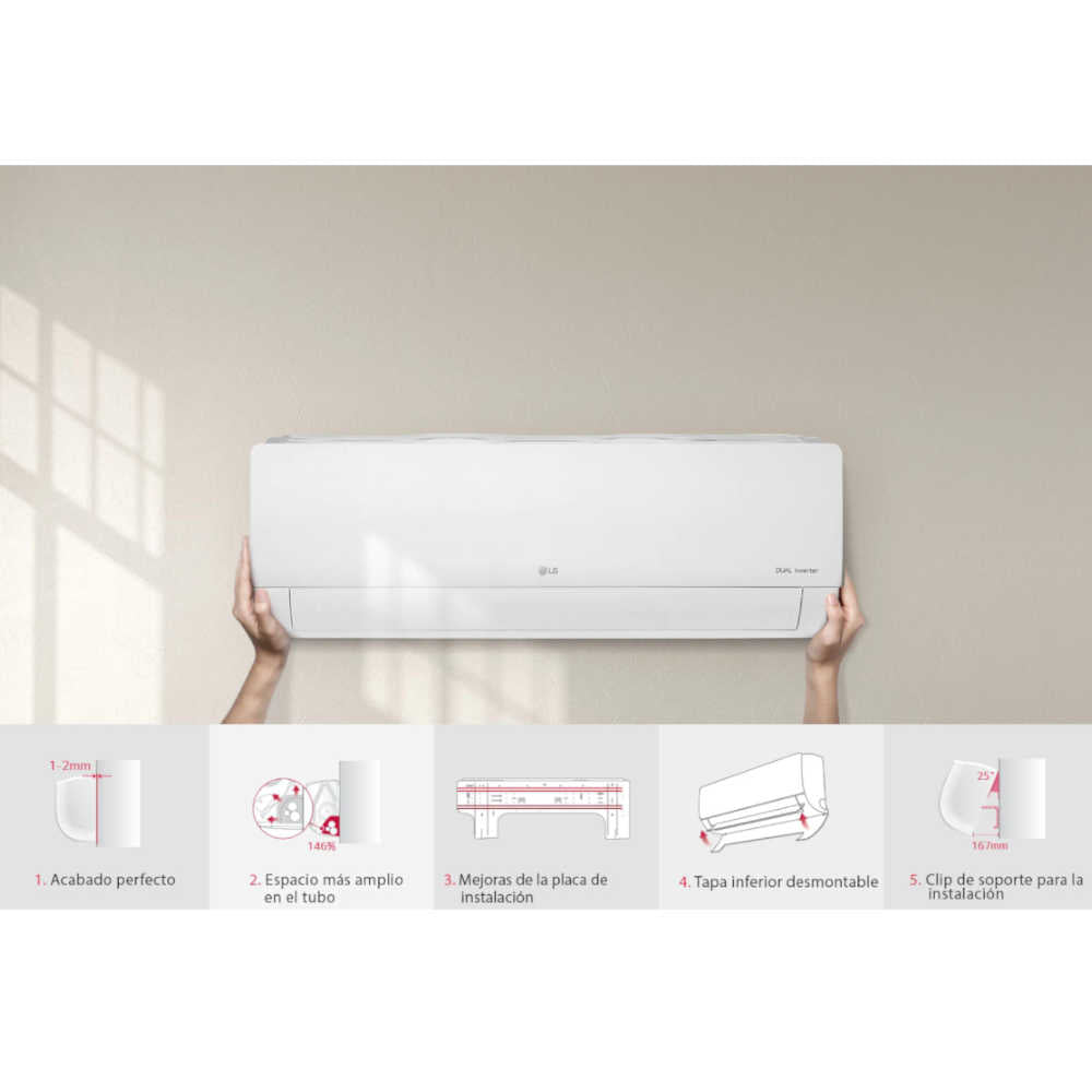 Aire Acondicionado Split Inverter Residencial LG DUAL SW362H8  36000 BTU  SEER 20 MULTIMAX PANAMA LG HISENSE PANASONIC SELECTRON PSN0107399