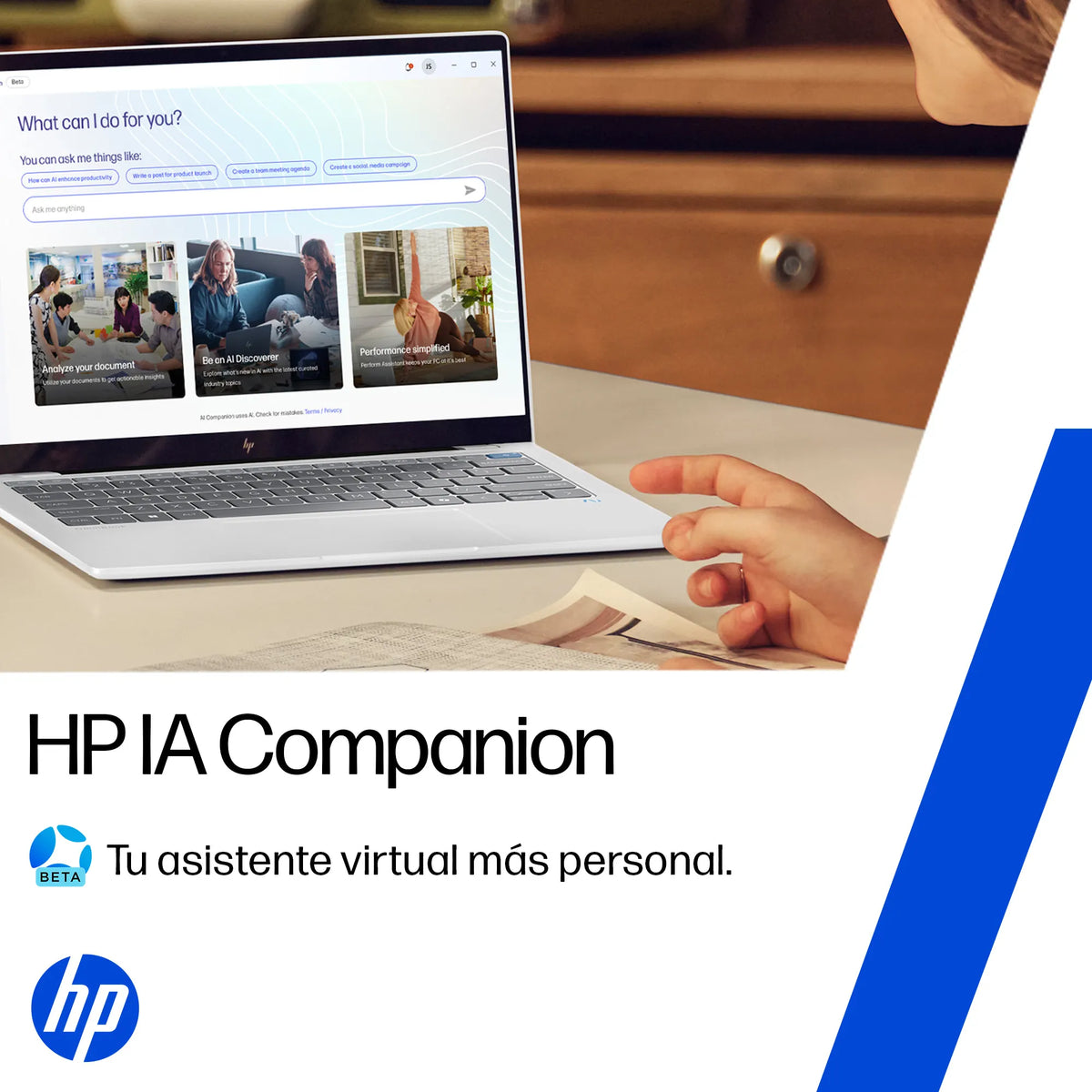 HP Omnibook X AI 14-FE1001LA | Qualcom Snapdragon X1P | 16GB RAM | 1TB SSD | 14" Táctil | Windows 11 Home