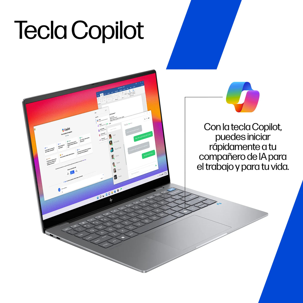 HP Omnibook X AI 14-FE1001LA | Qualcom Snapdragon X1P | 16GB RAM | 1TB SSD | 14" Táctil | Windows 11 Home