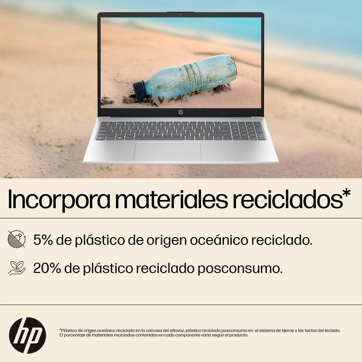 HP 15-FC0250LA | AMD Ryzen 5-7520U | 8GB RAM | 512GB SSD | 15.6" | Windows 11 Home