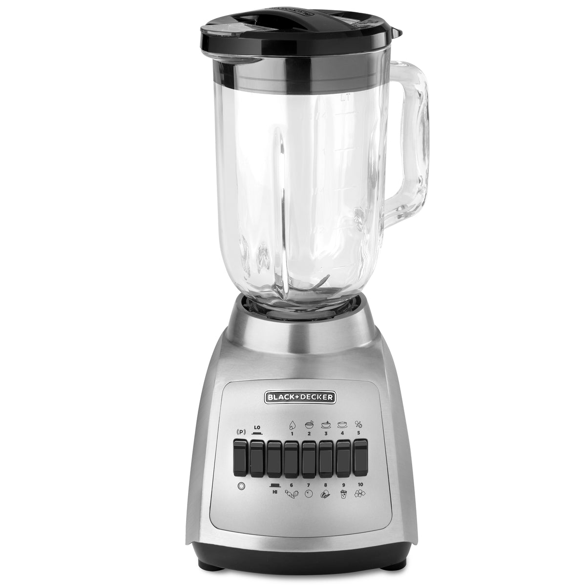 Licuadora Black & Decker Durapro BLBD210GSS | 550W | 10 Velocidad | Color Gris - Multimax