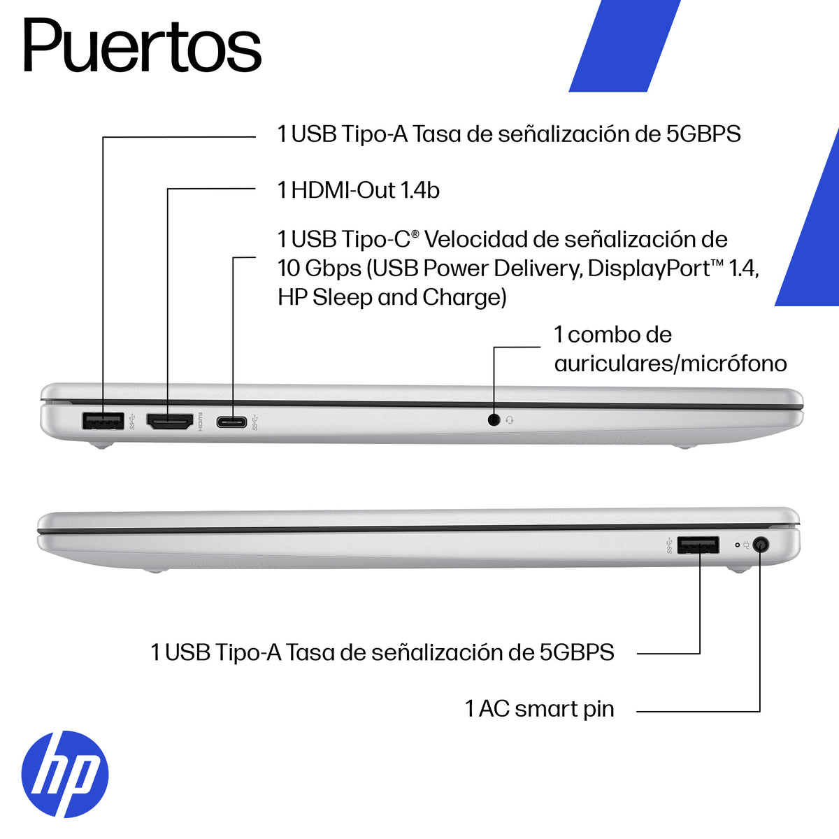 HP Omnibook 3 15-FN0051LA | AMD Ryzen AI 5 340 | 16GB RAM | 512GB SSD | 15.6" | Windows 11 Home