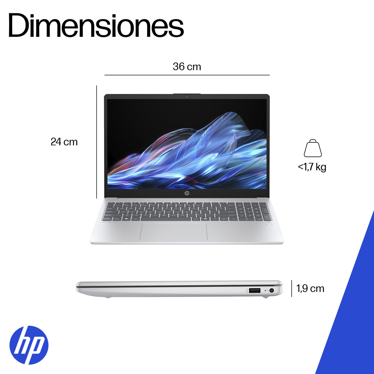 HP Omnibook 3 15-FN0051LA | AMD Ryzen AI 5 340 | 16GB RAM | 512GB SSD | 15.6" | Windows 11 Home