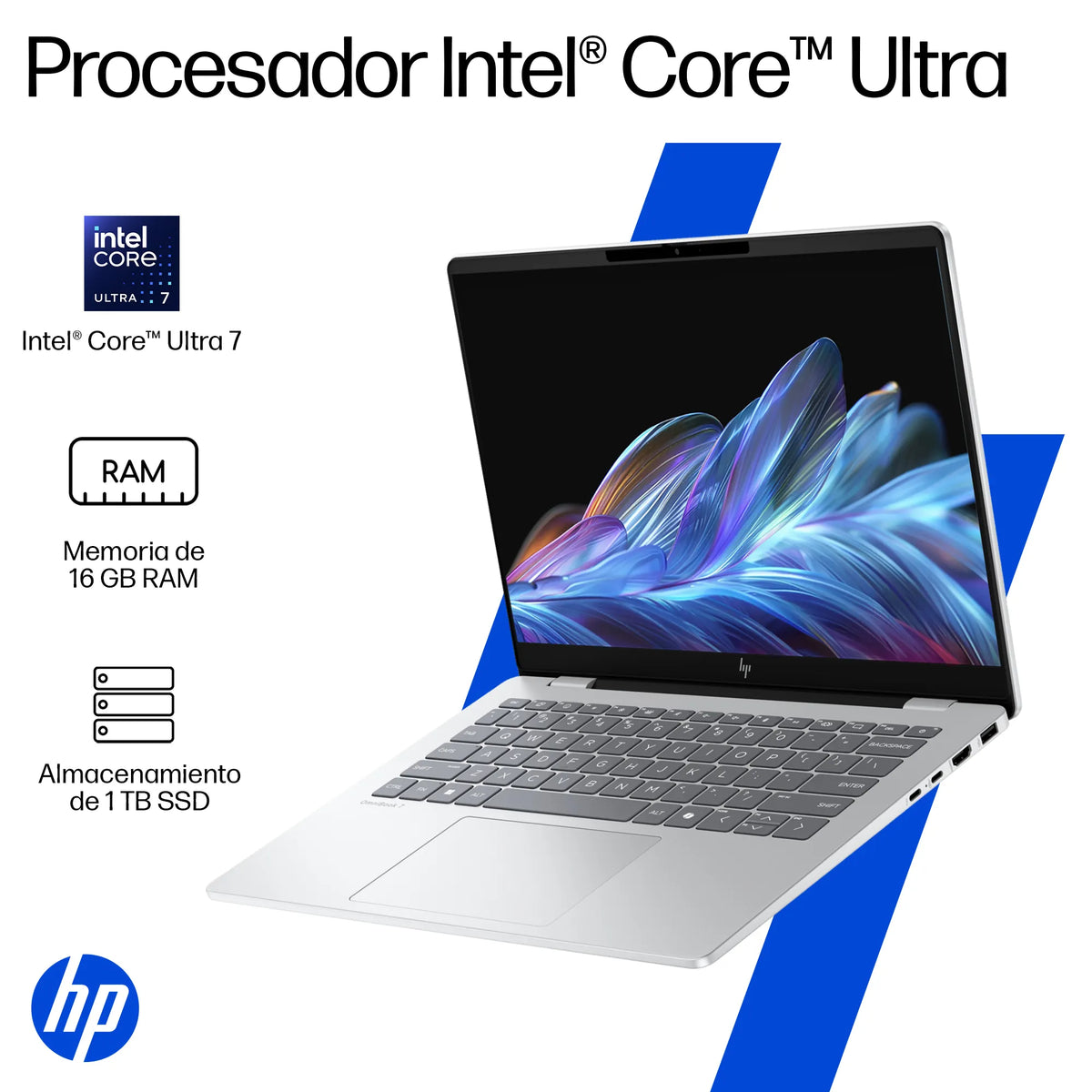 HP Omnibook 7 AI 14-FR0070LA | Intel Core Ultra 7 255U | 16GB RAM | 1TB SSD | 14" | Windows 11 Home