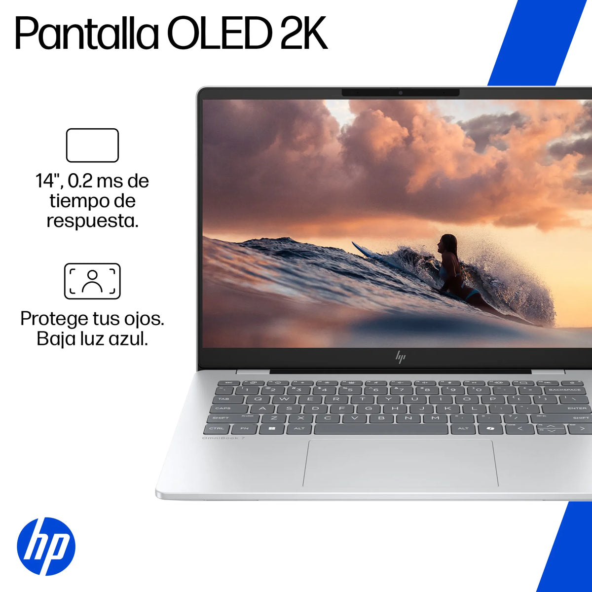 HP Omnibook 7 AI 14-FR0070LA | Intel Core Ultra 7 255U | 16GB RAM | 1TB SSD | 14" | Windows 11 Home