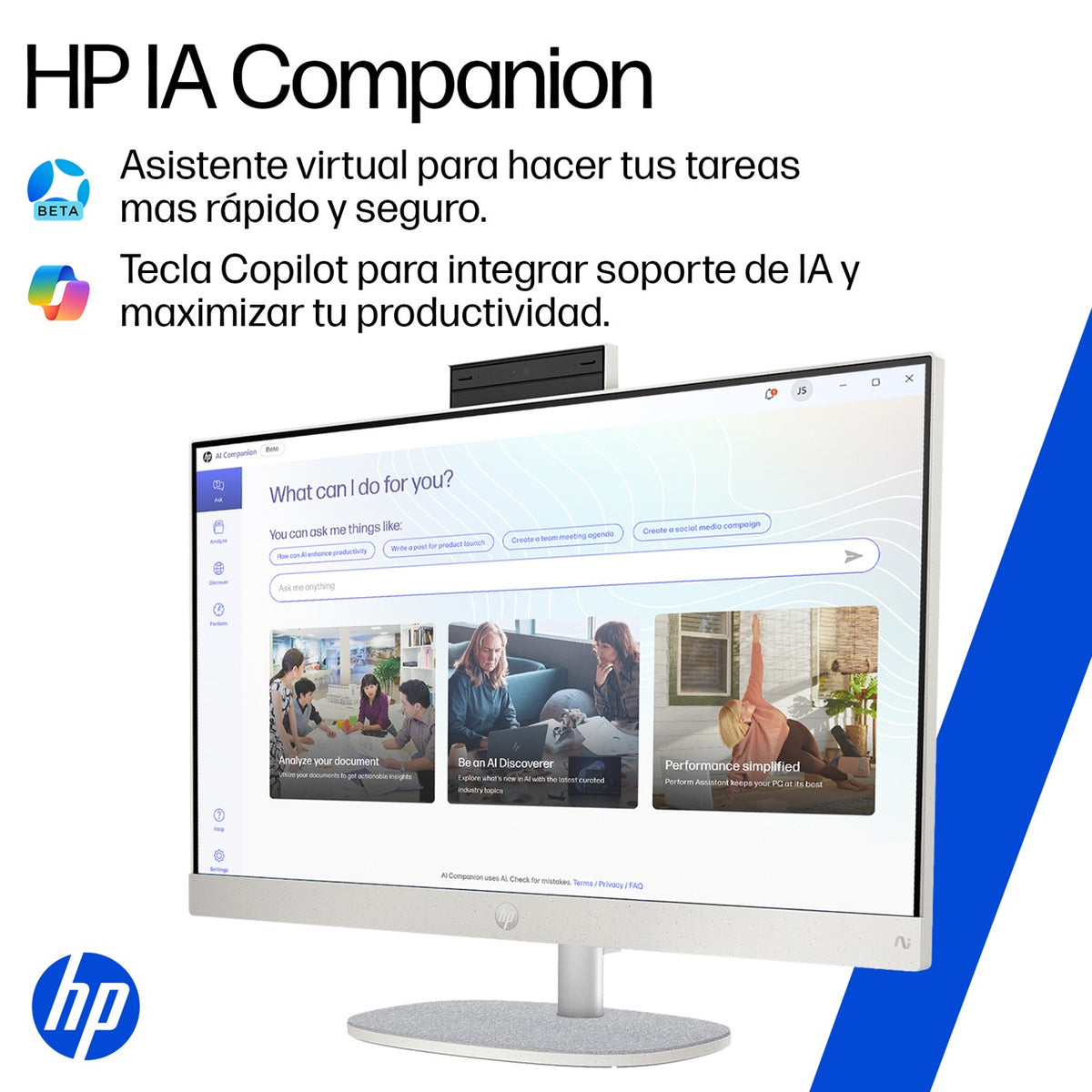 HP 27-CT2276LA | AMD Ryzen AI 7-350 | 32GB RAM | 1TB SSD | 27" | Windows 11 Home