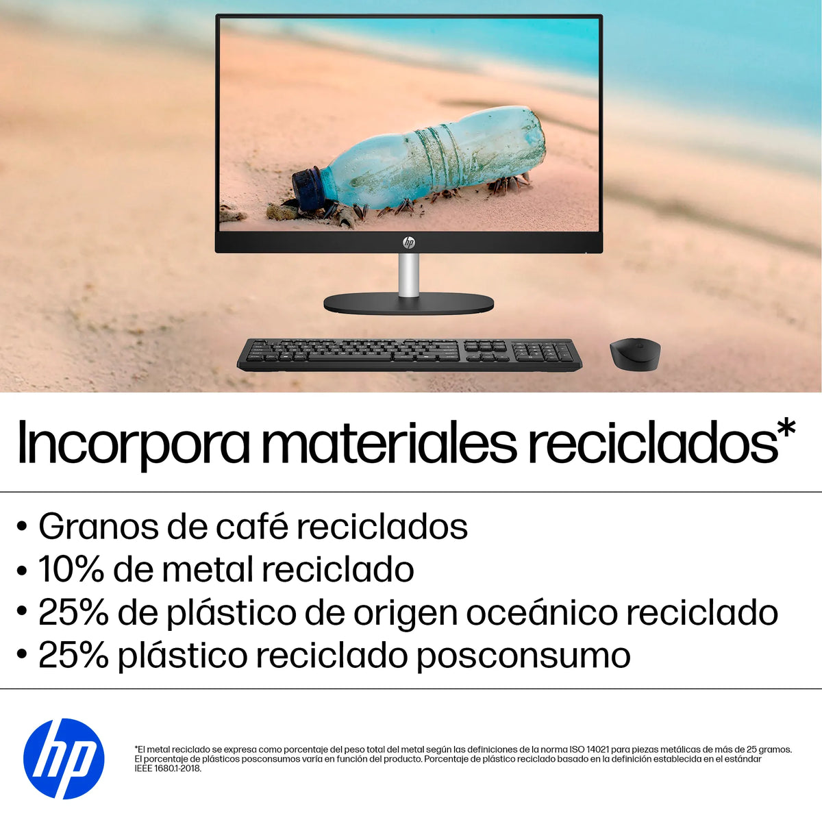 HP 24-CR0233LA | AMD Ryyzen 3 7320U | 8GB RAM | 512GB SSD | 23.8" | Windows 11