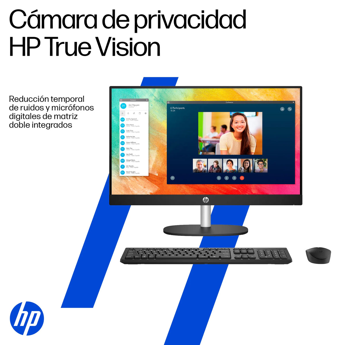 HP 24-CR0233LA | AMD Ryyzen 3 7320U | 8GB RAM | 512GB SSD | 23.8" | Windows 11