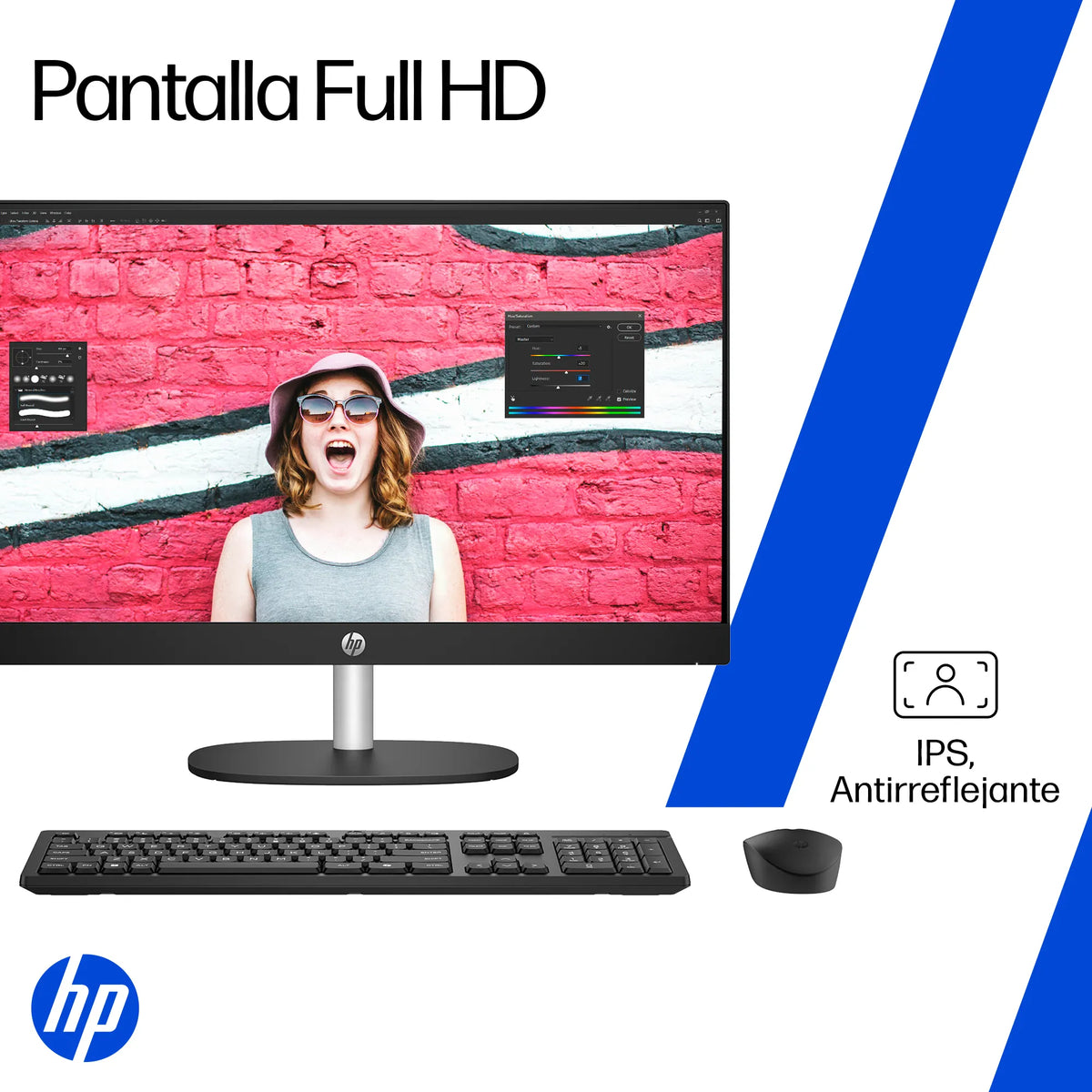 HP 24-CR0233LA | AMD Ryyzen 3 7320U | 8GB RAM | 512GB SSD | 23.8" | Windows 11