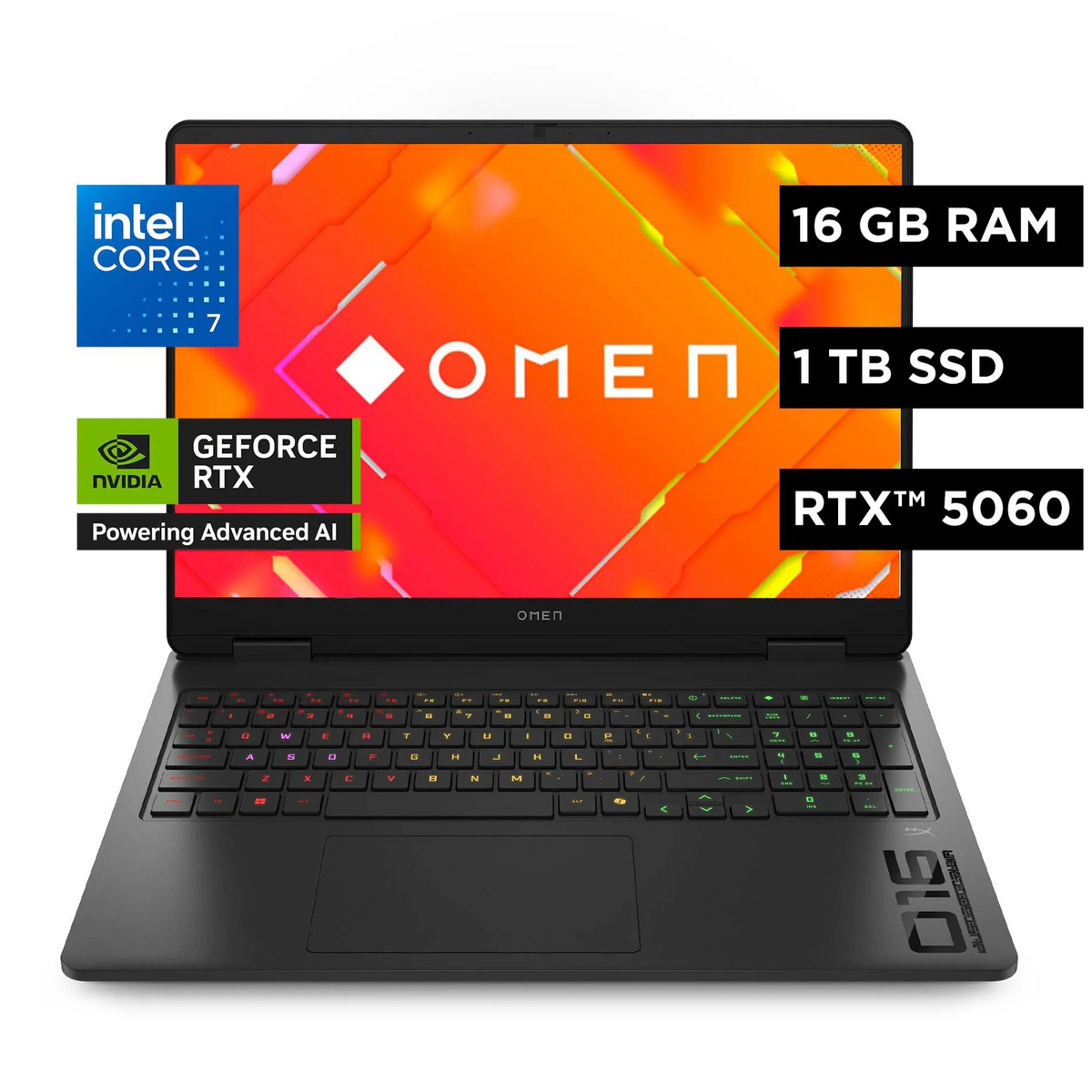 HP OMEN 16-AM0014LA | Intel Core i7-14650HX | 16GB RAM | 1TB SSD | 16&quot; | GeForce RTX 5060 | Windows 11 Home