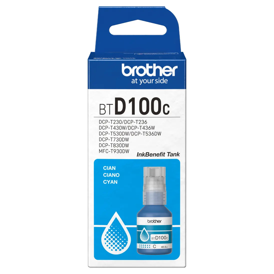 Tinta Brother Serie 30 | Cian | Botella