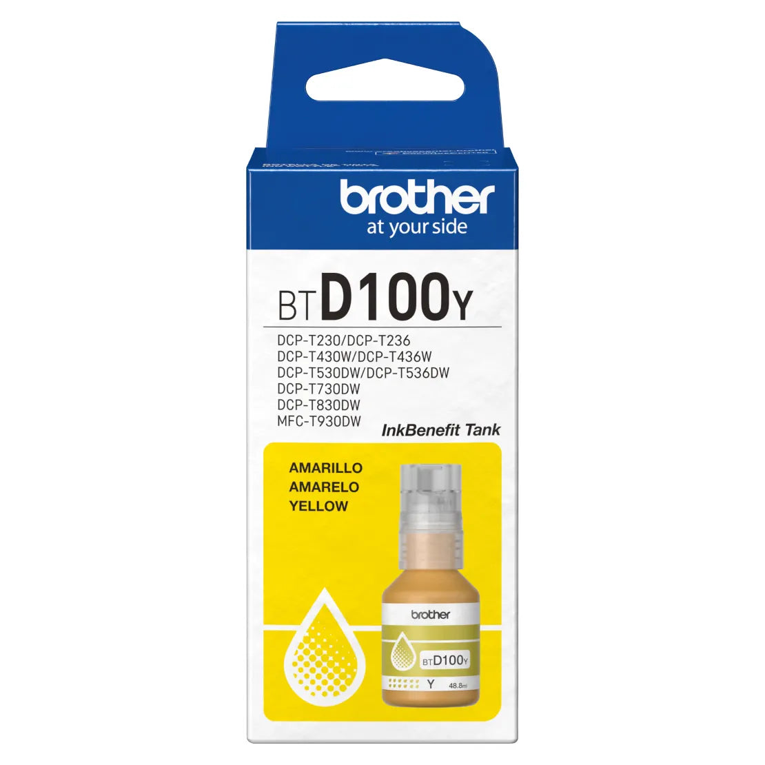 Tinta Brother Serie 30 | Amarillo | Botella