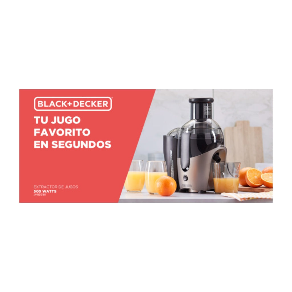 Extractor de Jugo Black &amp; Decker JMBD3181 | 2 Velocidades | 500W