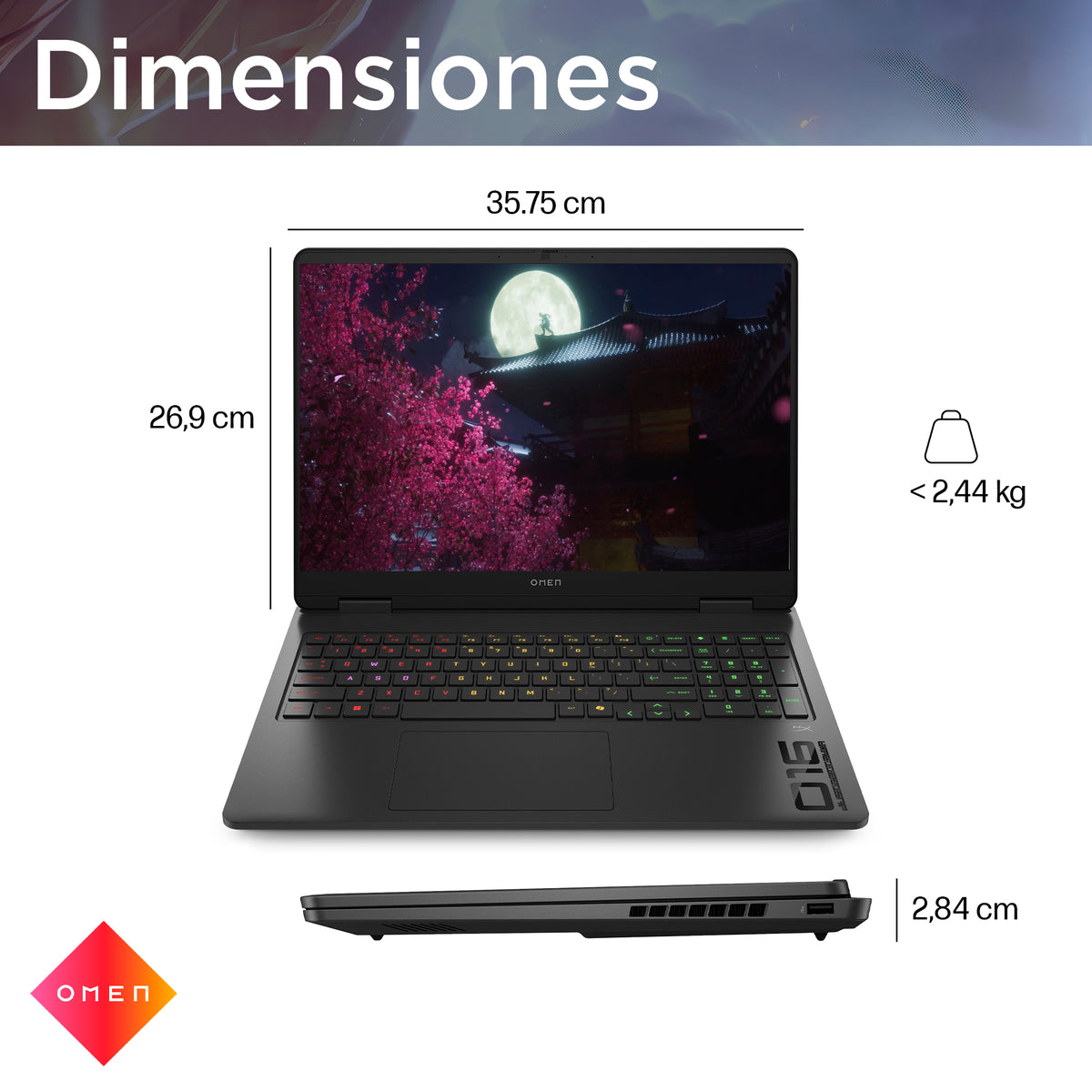 HP OMEN 16-AP0008LA | AMD Ryzen 9-8940HX | 24GB RAM | 1TB SSD | 16&quot; | GeForce RTX 5060 | Windows 11
