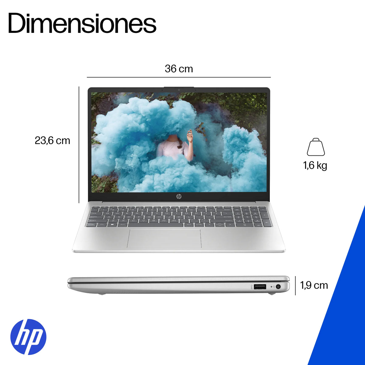 HP 15-FC0287LA | AMD Ryzen 7-7730U | 8GB RAM | 512GB SSD | 15.6" | Windows 11