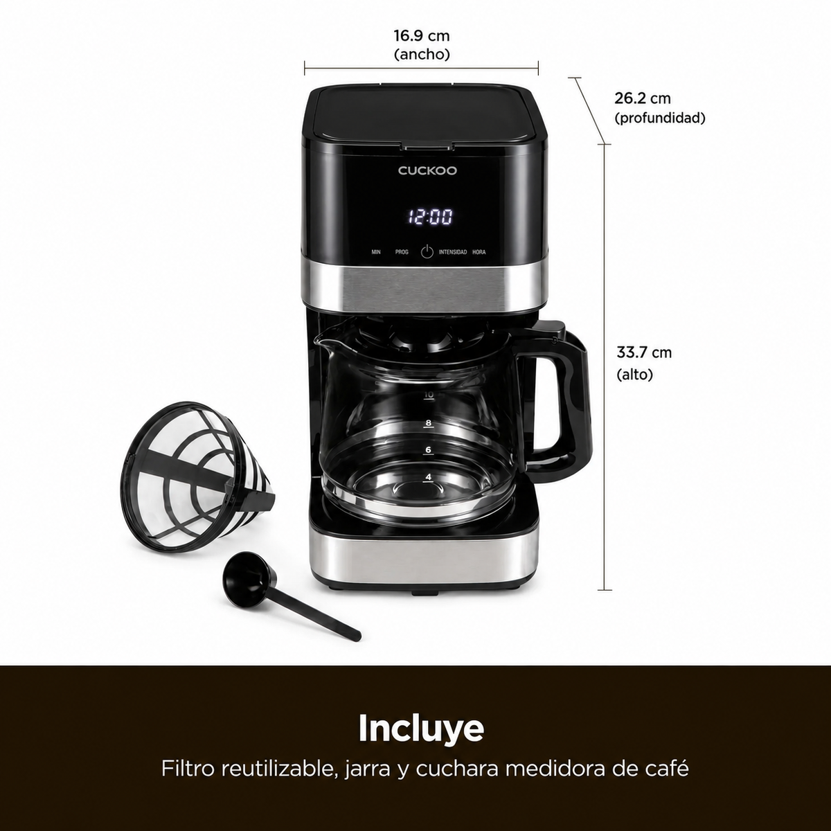 Cafetera CUCKOO CCM-BD011B | 10 Tazas