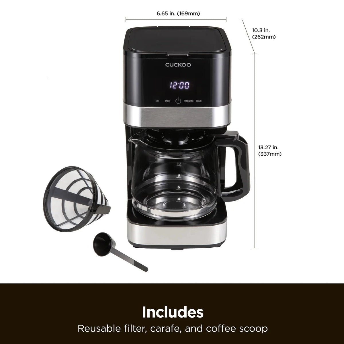 Cafetera CUCKOO CCM-BD011B | 10 Tazas