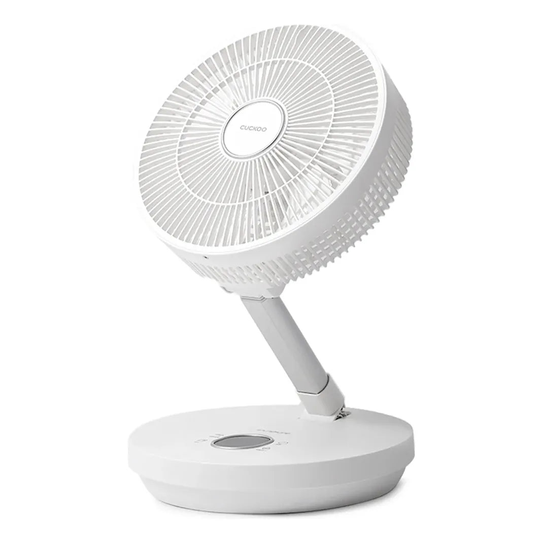 Abanico Cuckoo CF-ECL1010WH | Circulador de aire | Inalámbrico | Plegable | 10"