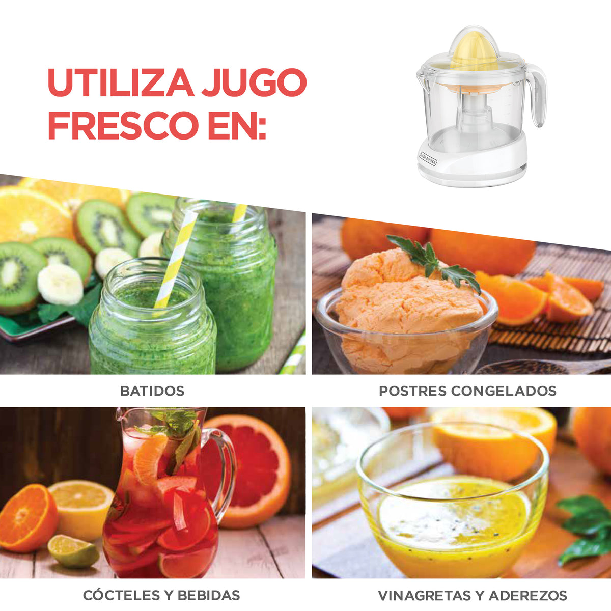 Exprimidor Black & Decker CJ625-LA  | 34 Onzas