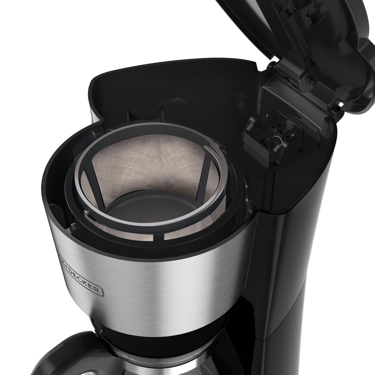 Cafetera Black &amp; Decker CM0755S | 5 tazas  | Vaso de Acero Inoxidable
